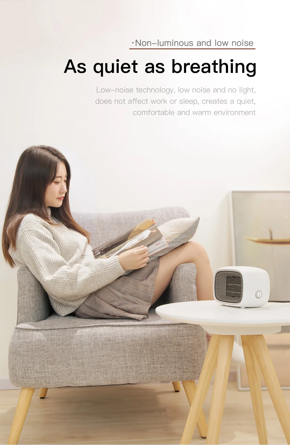 Máy sưởi điện cầm tay Baseus