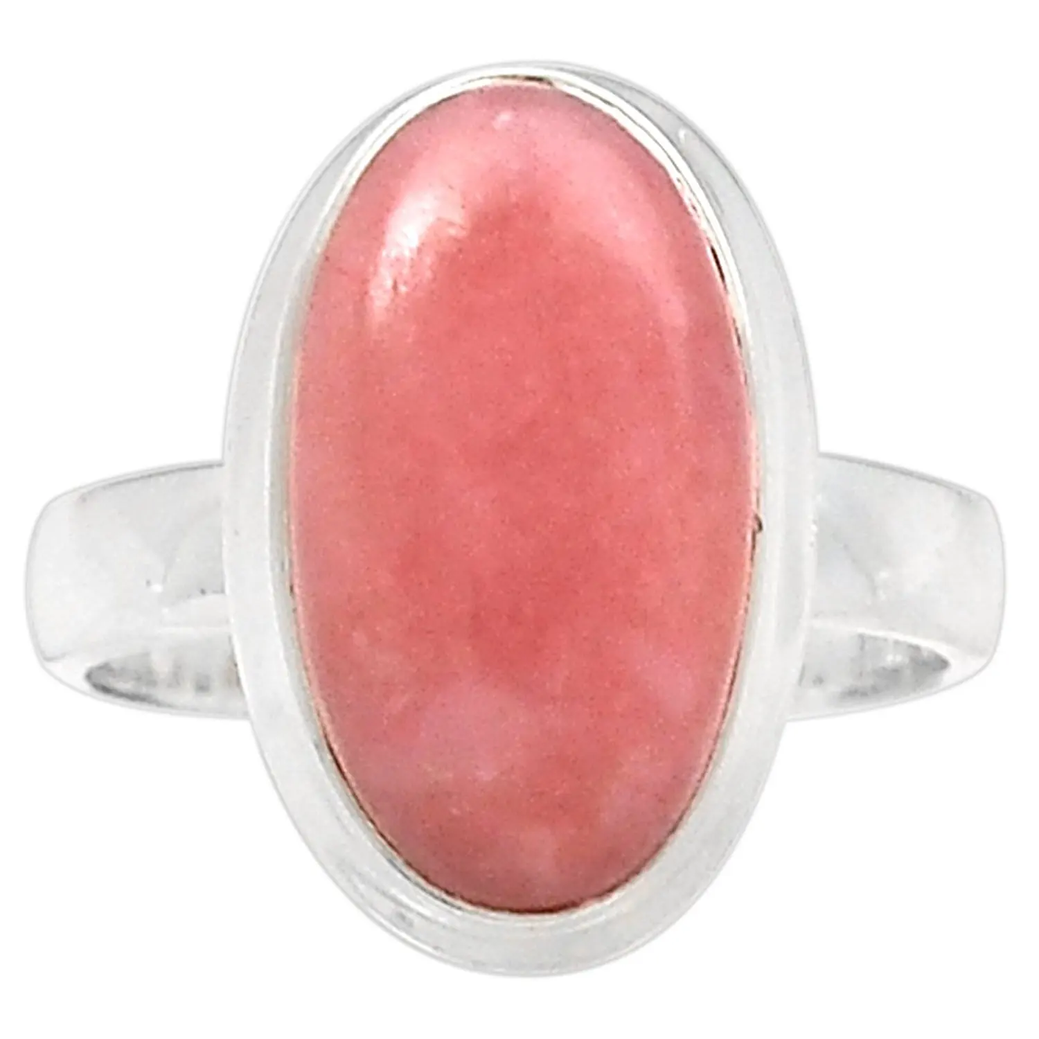 Lovegem Genuine PINK OPAL Ring 925 Sterling Silver,Size :7.25, AR3192