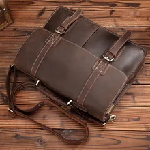 Мужской портфель Crazy Horse кожаные сумки Офисные Сумки для мужчин s сумка-мессенджер деловая мужская сумка для ноутбука Портфель s натуральная кожа