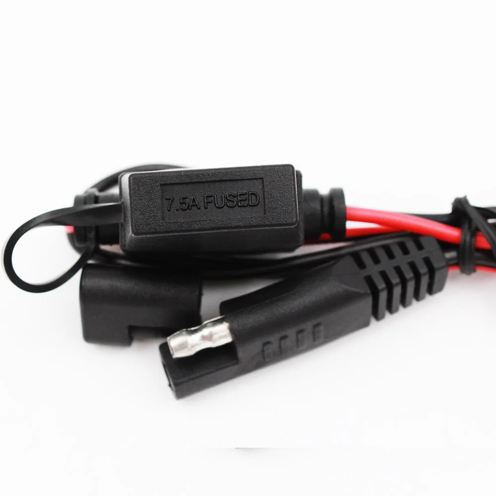 Deltran Battery Tender Ring Terminal Harness w// 2-Pin Quick Disconnect Plug