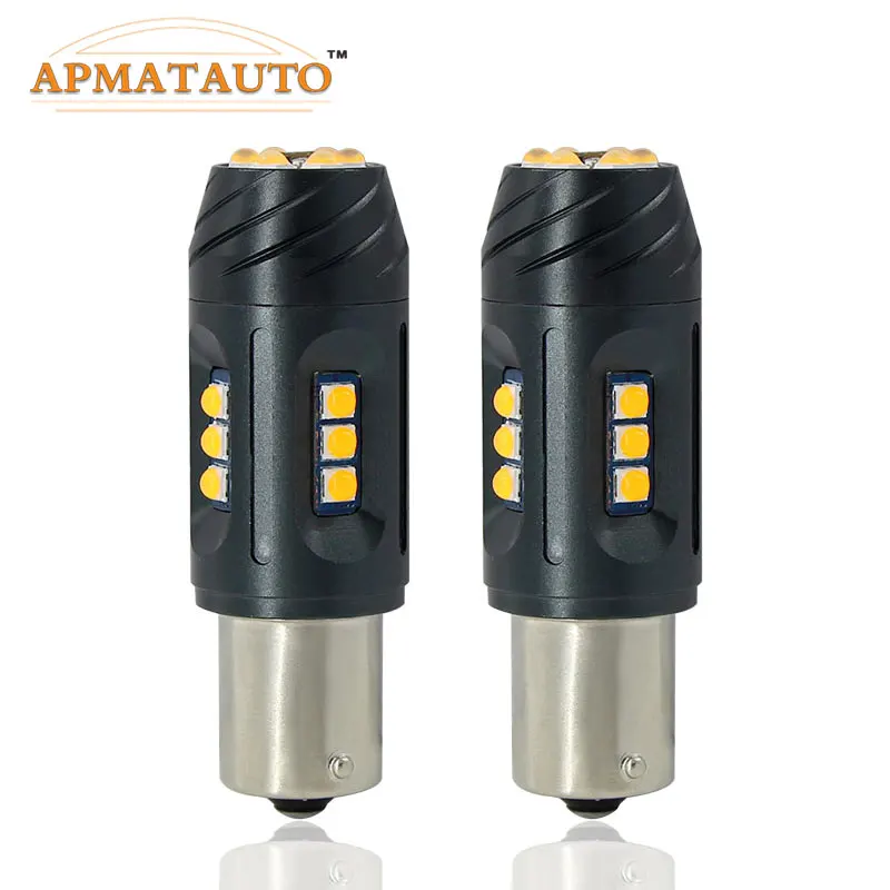 2xCanbus без Hyper Flash 1156 BAU15S PY21W BA15S P21W светодиодный передний задний указатель поворота