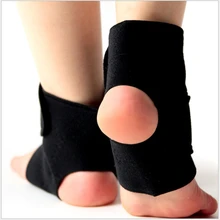 Yingtouman 2 шт./лот Черный Регулируемая лодыжки ног Голеностопные бандажи эластичный бандаж Гвардии Protector Футбол Баскетбол спортивный аксессуар