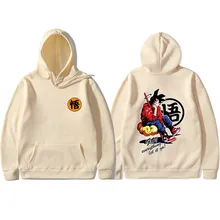 Новинка, модная толстовка с Драконий жемчуг, толстовка с милым мультяшным Гоку, мужская толстовка с принтом poleron hombre, мужские толстовки с капюшоном