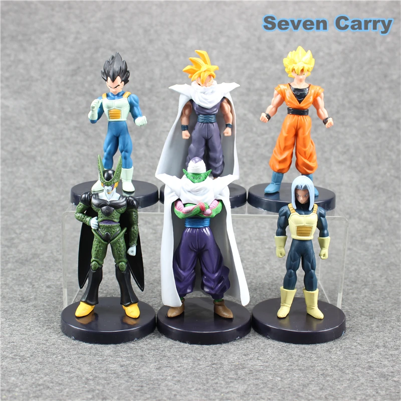 6pcs/lot Dragon Ball Z Super Saiyan Goku Gohan Vegeta ...
