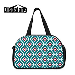 Dispalang 2017 геометрический рисунок дорожные сумки для Для женщин Цветочный плечо вещевой мешок фирменные большие Ёмкость Чемодан сумка