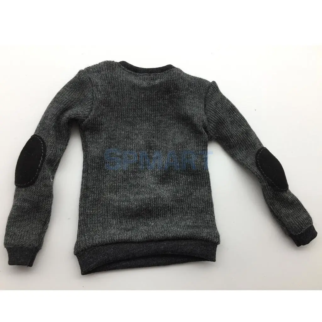 1/6 Scale Mens Knitted Round Neck T-shirt Shirt for 12