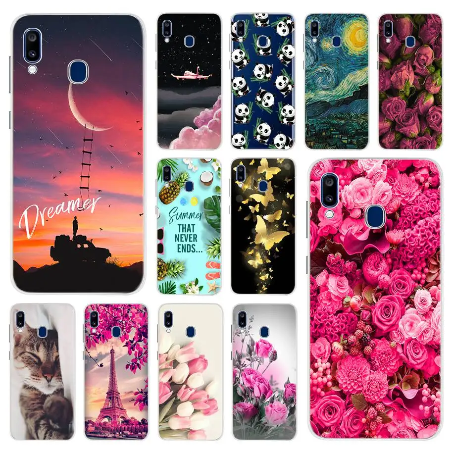 

For Samsung Galaxy A20 Case Silicone TPU Protective Cover Phone Case For Samsung A20e A20 A205F A205 A 20 e SM-A205F Case Bumper