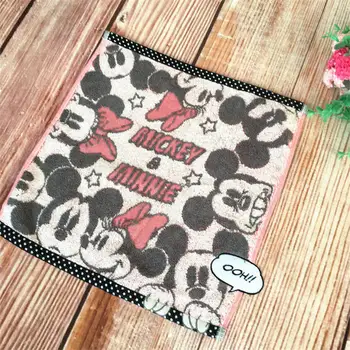 

Disney cotton Mickey mouse handkerchief children boy girl Cartoon spiderman towel travel towel soft face hand towel gift 35x35cm