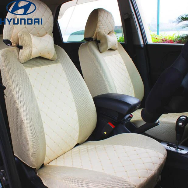 Universal car seat covers for Hyundai solaris ix35 i30 ix25 Elantra MISTRA GrandSantafe accent tucson car accessories sticker