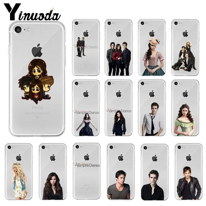 Мягкий чехол Yinuoda из ТПУ для iPhone 8 7 6 6S Plus 5 SE XR X XS MAX|Бамперы| |