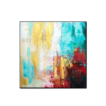 

Colorful Paintings Knife Oil Painting 100% Hand Painted Canvas Wall Art Abstract Wall Picture For Living Room Home Decoration