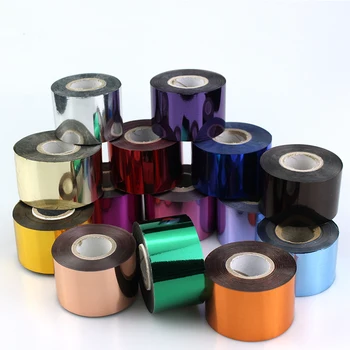 

1 Roll Holographic Nail Art Foils 120m Transfer Wrap Sticker Laser Metallic Colorful Starry Sky Manicure DIY Nail Tips Deco