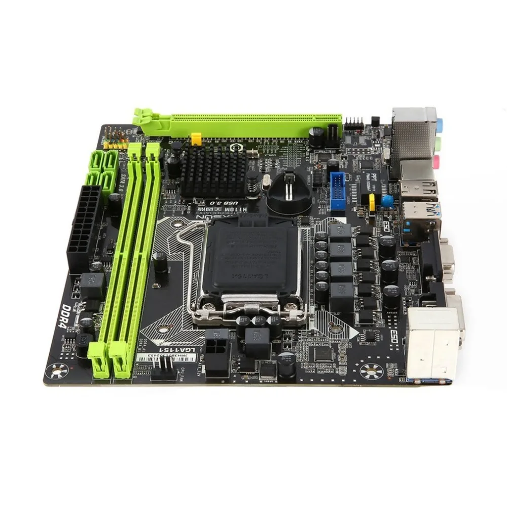 

H110MS21151 Computer Motherboard USB 3.0 10 X Faster Data Rates 5Gb/s Professional DIGI + Digital Power Control Motherboard DDR2