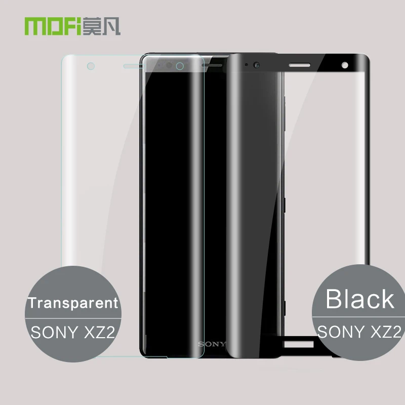 

sFor Sony Xperia XZ2 Tempered Glass Original MOFI 3D Screen Protector For Sony Xperia XZ2 Compact Full Screeen Cover Glass