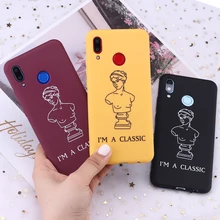 For Samsung S8 S9 S10 S10e Plus lite Note 8 9 10 A7 A8 Venus De Milo Sculpture Classic Girl Silicone Phone Case Capa Fundas