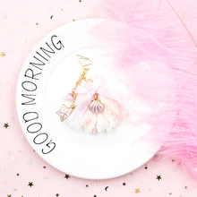 1 шт. девушка морской серии кисточкой матч со стеклянными шариками бахромой пряжа подвеска записная книжка для Filofax аксессуары дневник подарок поставки