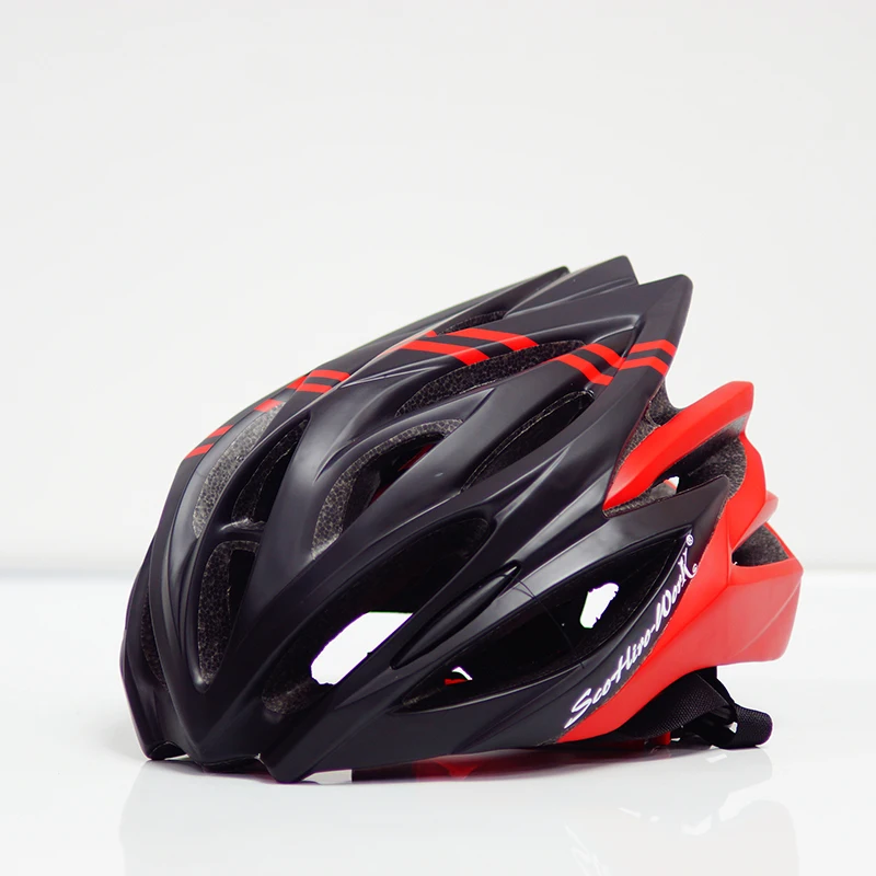 

Professional Bicycle Cycling Helmet Ultralight Integrally-molded Mountain Bike Helmet Adjustable Safety Bicycle Helmet