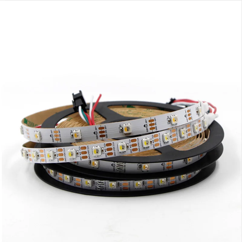 Светодиодная лента SK6812 RGBW 4 в 1 30/60/пикселей/м индивидуальная Адресуемая IC лампа