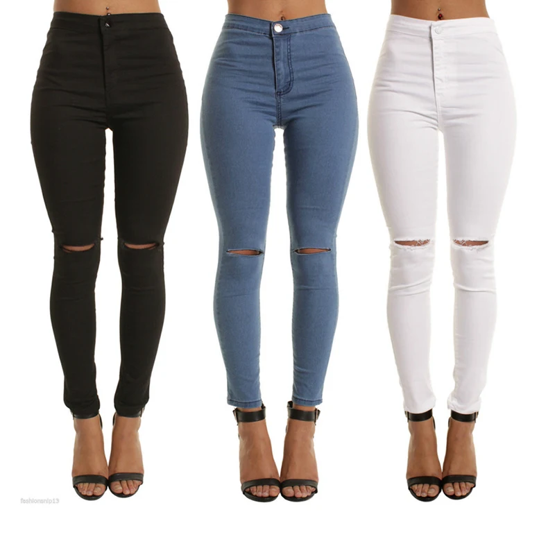 JRNNORV Dropshipping USA Warehouse Black High Waist Skinny