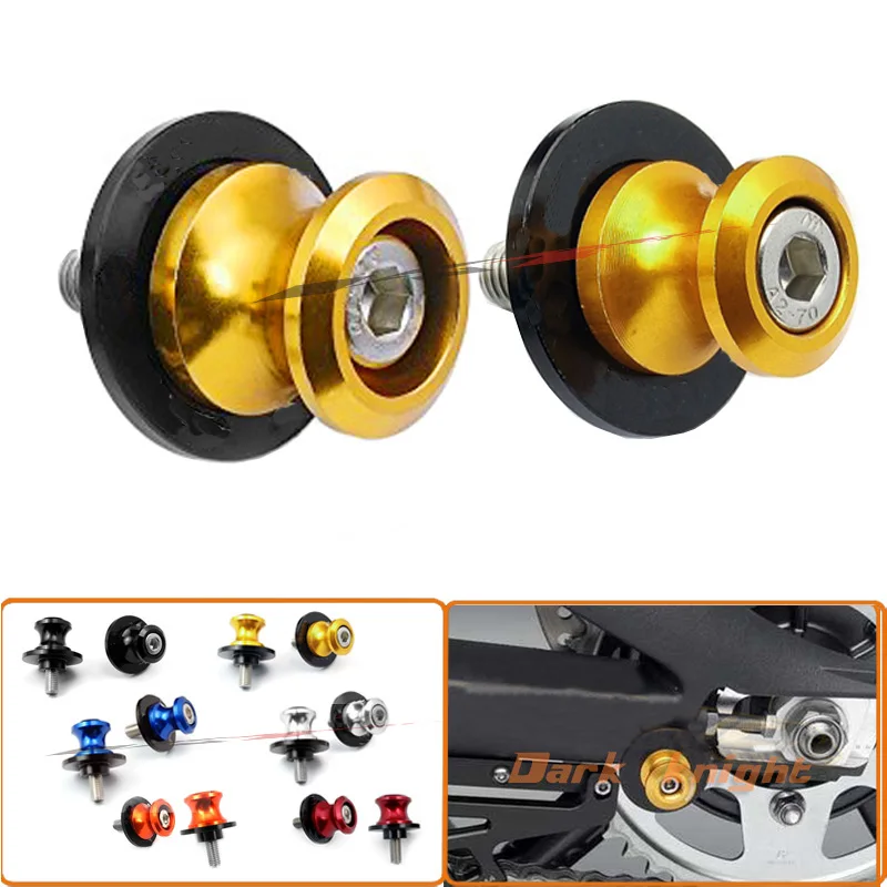 M6 Swingarm Sliders Spools stand screws For Yamaha YZF R1