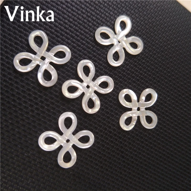 

20pcs factory wholesale natural pearl white butterfly shelll 19*19mm size jewelry accessories good qulity