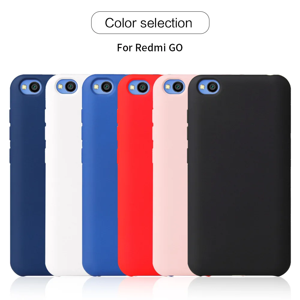 

Conelz For Xiaomi Redmi Go Liquid Silicone Cases Shockproof Protective Back Cover Phone Case