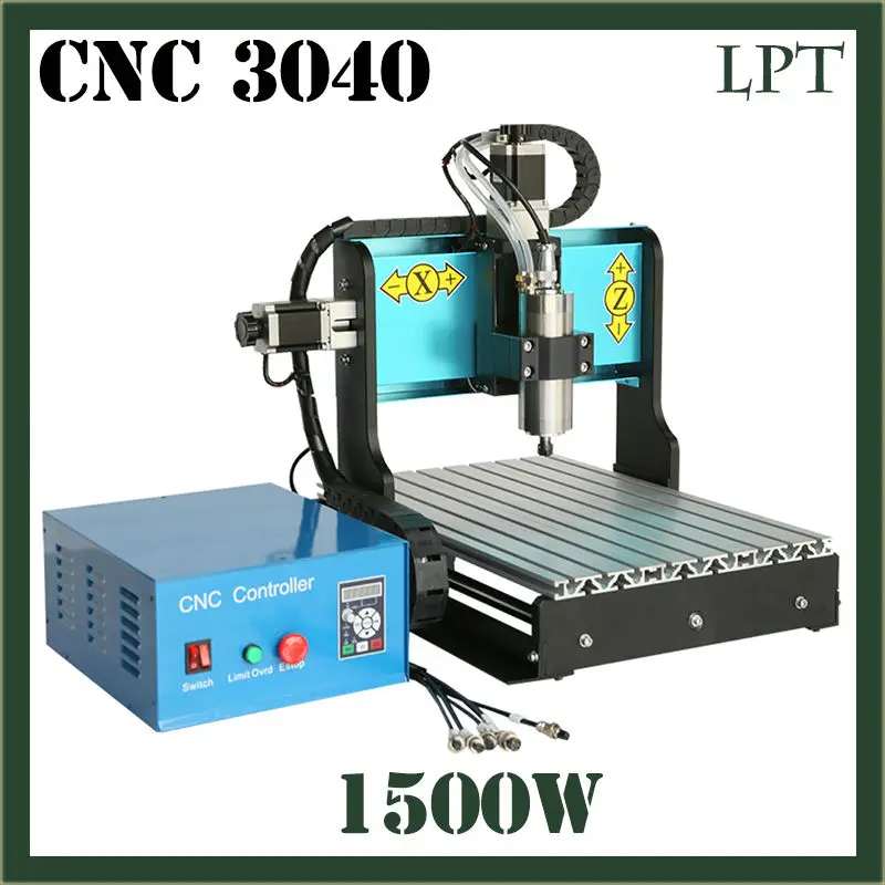 JFT CNC Router Machine High Precision 3 Axis 1500W Parallel Port Engraving Machines Hot Sale Wood Bead Making Machine 3040