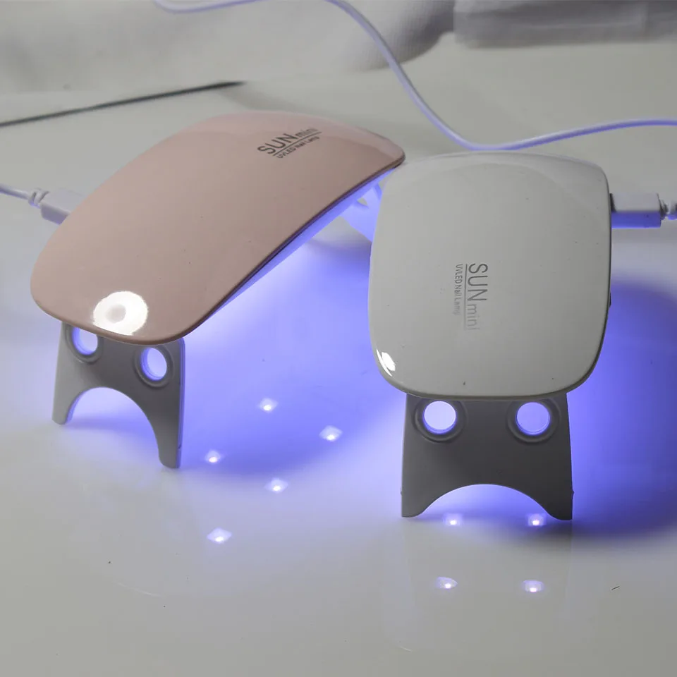 

[Super Deal] SUNmini 6W LED Lamp Nail Dryer,Portable Mini Rainbow Shaped USB LED Lamp Nail Dryer Curing 45s/60s Timer