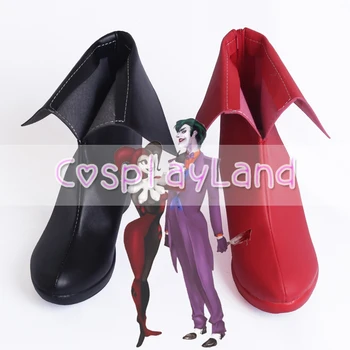 

Batman Harley Quinn Cosplay Shoes Boots Wedge Heel Shoes for Adult Women Shoes Costume Accessories Custom Made