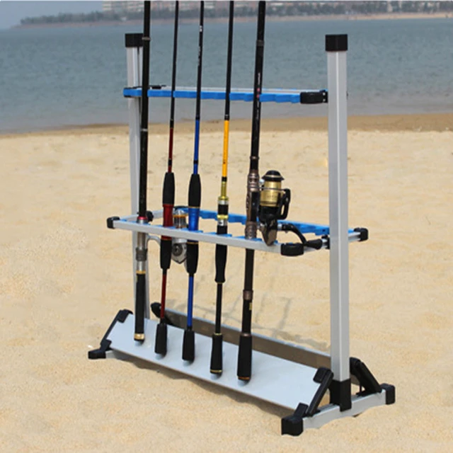 24 Aluminum Alloy Fishing Rod Holder Rack Pole Holder Portable Aluminum  Alloy Display Shelf Bracket Stand Storage Tool Organizer - AliExpress