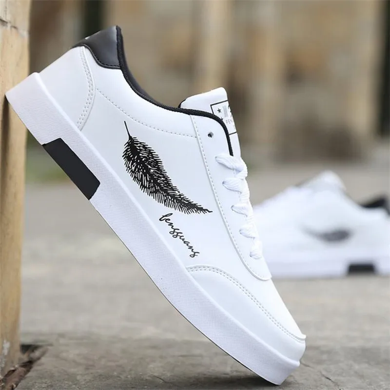 

Spring and autumn new PU shoes men's belt movement shoes Sneakers shoes explosion models men's shoes casual fashion
