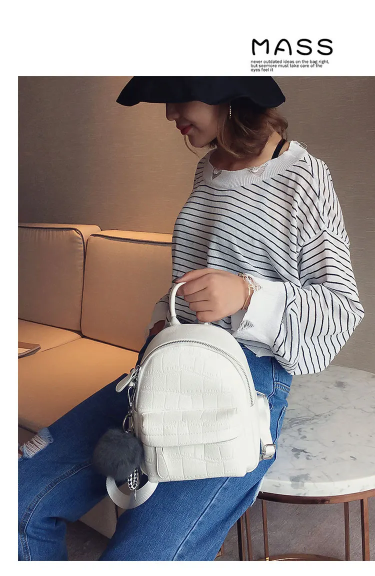 Элегантный дизайн крокодил узор для женщин рюкзаки школьные ранцы для подростков обувь девочек повседневное Малый Bagpack высокое Кач