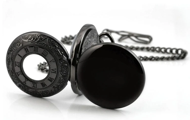 Античный Простой дизайн двойной Полный Охотник Механические карманные часы FOB для женщин и мужчин цепочка в стиле «стимпанк» Часы подарок