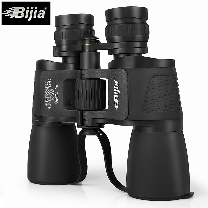 BIJIA 8-24X50 التكبير الصيد المهنية مناظير تلسكوب عالي الوضوح المعيشة منظار ثنائي مقاوم للماء BIJIA 8-24X50 التكبير الصيد المهنية مناظير تلسكوب عالي الوضوح المعيشة منظار ثنائي مقاوم للماء