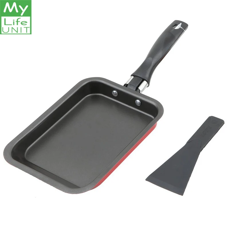 

MYLIFEUNIT Japanese Omelette Pan with Spatula Nonstick Frying Tamagoyaki Egg Pan kitchen pot