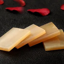 Овечья гудка нож ручка патч материал для гравировки талия карта