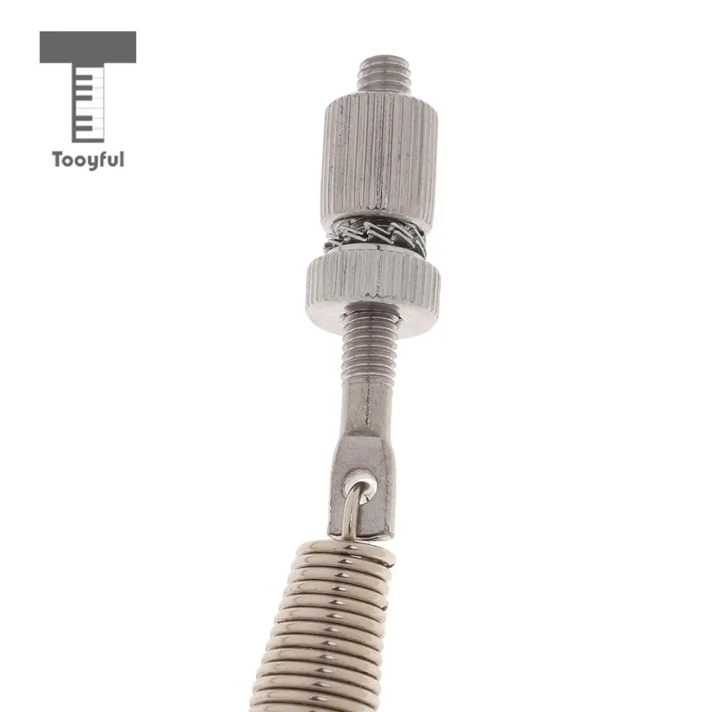 Tooyful Durable 1 Set Bass Drum Foot Pedal Spring Cam with D-ring Springs Tensioner for Drummer