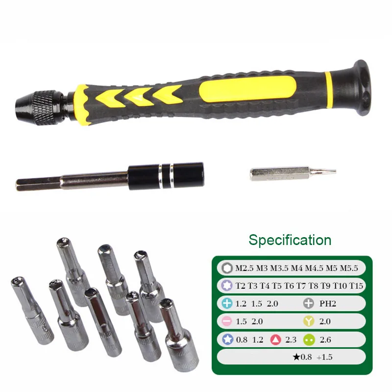 

38 in 1 Precision Screwdriver Set Repair Tool Kit Fix for Laptop Smartphone Watch TN99