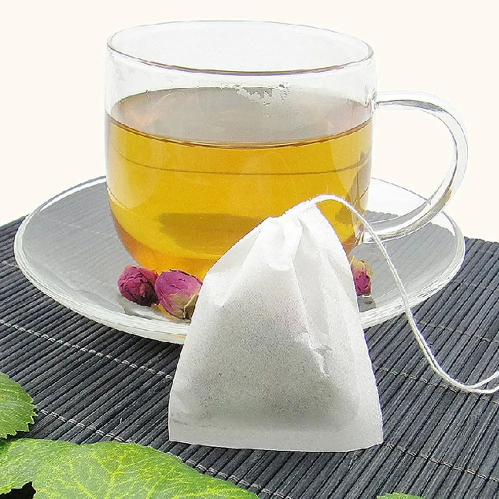 

New 50/100/200Pcs Empty Teabags String Heat Seal Filter Paper Herb Loose Tea Bag