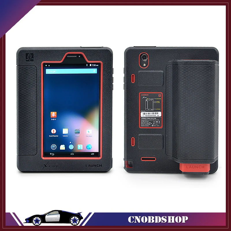 launch X431 V 7 дюймов обновление онлайн через Bluetooth/wifi X-431 V для полной диагностики systerm многоязычный