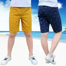 Детские летние брюки пляжная одежда детские штаны для мальчиков шорты От 4 до 12 лет KP-1840