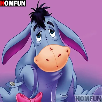 

HOMFUN Full Square/Round Drill 5D DIY Diamond Painting "cartoon animal" 3D Embroidery Cross Stitch 5D Home Decor Gift A15220