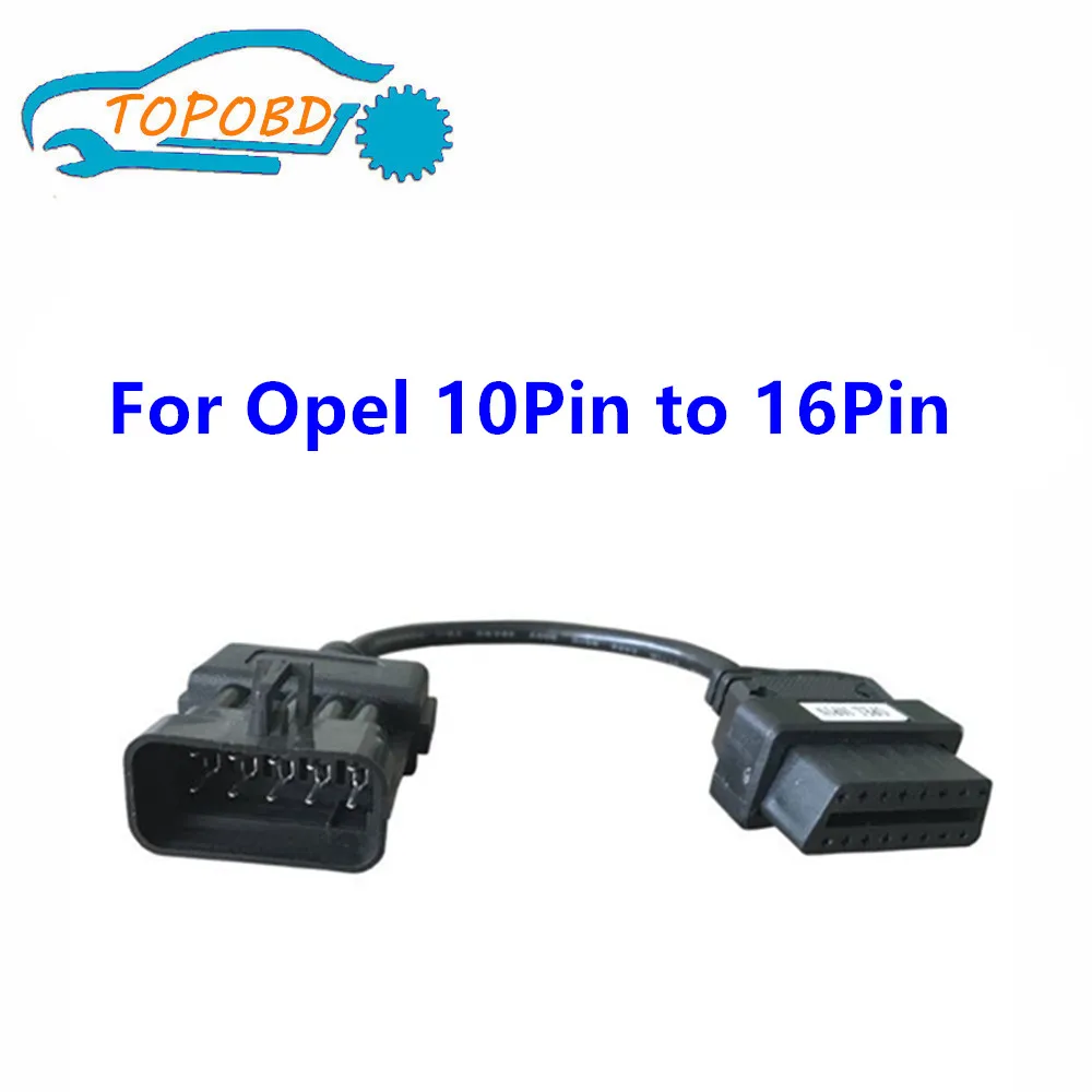 For Opel 10Pin to 16Pin