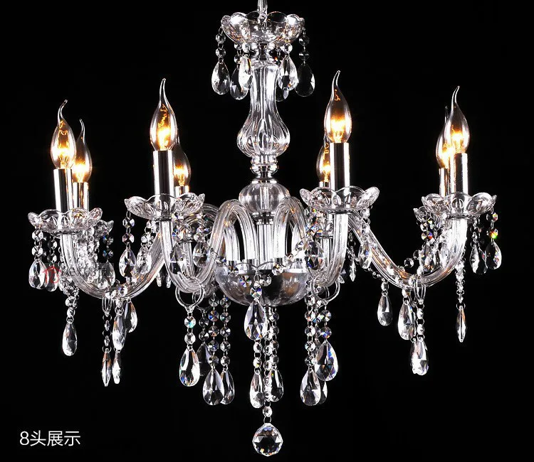 

Modern Chandelier Lustre Crystal Chandeliers 4/6/8/10/12/15/18 Arms Optional Lustres De Cristal Chandelier LED Without Lampshade