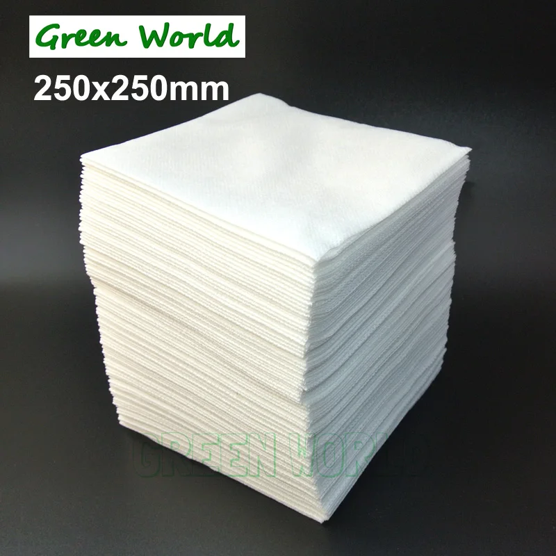 

Green World 100pcs/bag 10"x10"(25x25cm) Gun Cleaning Patches, High Absorbency,Softness,Biodegradable ,Gun Cleaning Cloth