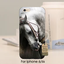 Hot Sale Beautiful white horse Animal TPU font b case b font for font b iphone