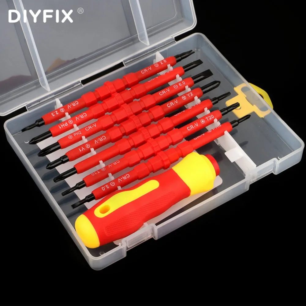 DIYFIX Precision Screwdriver Sets Torx Cross Flat Y Tip U