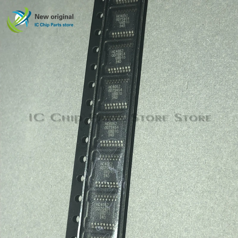 10/PCS 74HC4052PW 74HC4052 HC4052 TSSOP16 Logic chip Integrated IC Chip New original