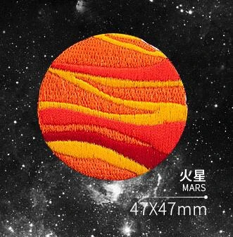 ZOTOONE  12 Style  Iron-On Universe Astronaut Planet Patch Stickers Patches For Clothing Embroidery Patch Planet D1 