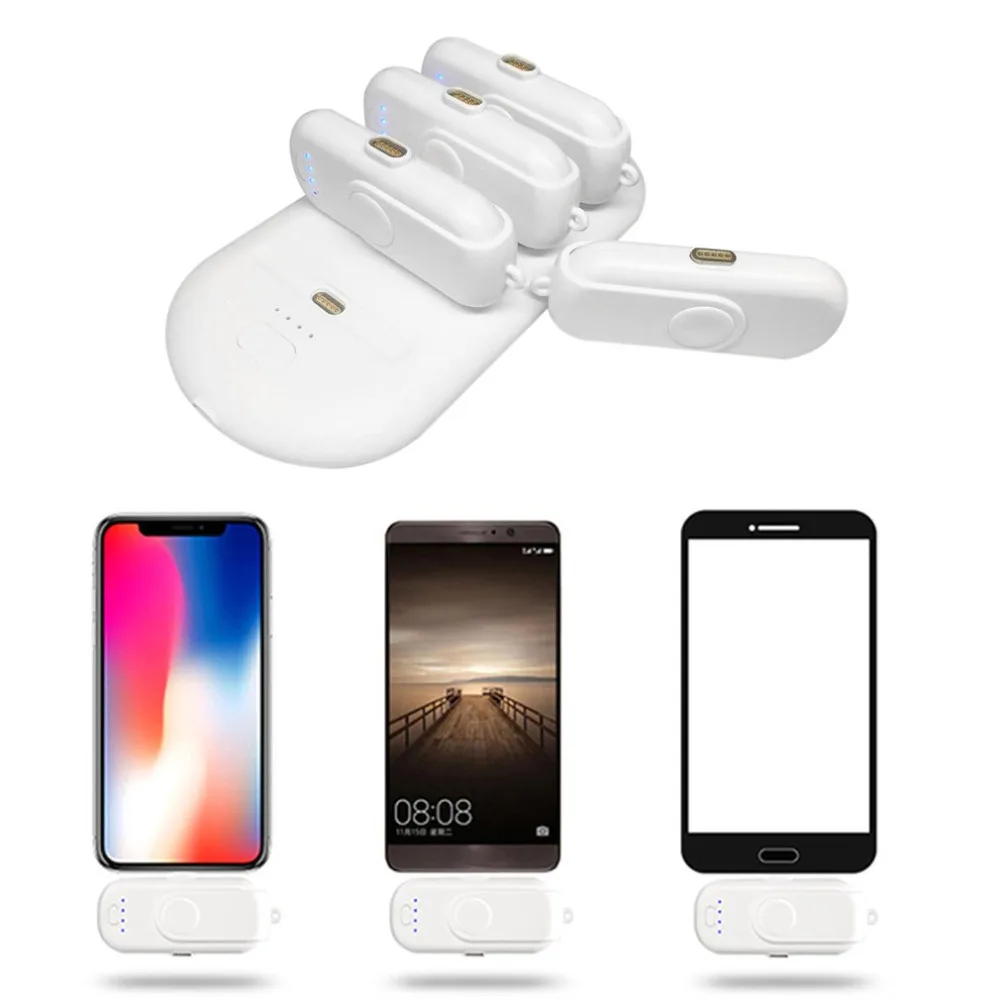 

1 set charger Magnetic Wireless Portable Mini Charger Power Bank Charging Station Packs For Mobile Phone dropshipping